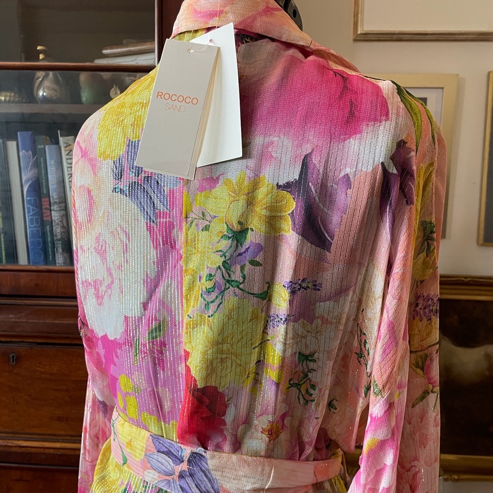 Rococo Sand NWT Sheer Maxi Dress - Picture 3 of 7